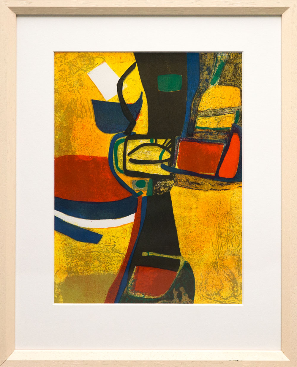 MAURICE ESTÈVE, 'Untitled (Corne à Licou)', lithograph, 1965, 31cm x 23cm, framed and glazed.