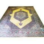 FINE ANTIQUE PERSIAN TABRIZ CARPET, 480cm x 360cm,