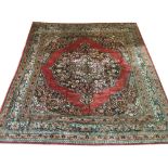 ANTIQUE TABRIZ DESIGN CARPET, 292cm x 268cm,