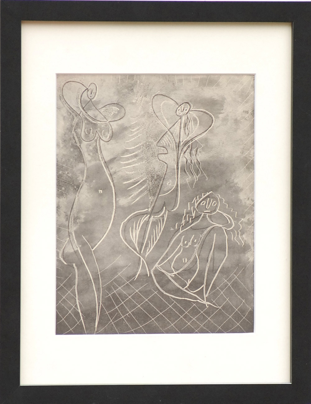 PABLO PICASSO, 'Trois Femmes', zincograph, 1943, edition: 500,