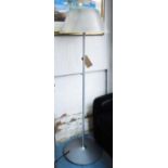 ROMEO MOON FLOOR LAMP, by Philippe Starck (1998), for Flos, acid etched glass shade,