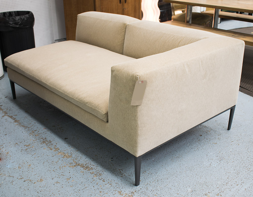 B&B ITALIA SOFA, on metal supports, 100cm D x 71cm H x 175cm W.