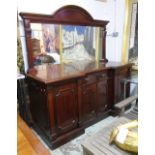 SIDEBOARD, Victorian mahogany,