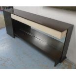 SIDEBOARD, with drawers, cream, 40cm D x 83cm H x 220cm W.