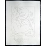 PABLO PICASSO, 'Eurydice bitten by a snake', original etching with platemark,