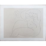HENRI MATISSE, 'Seated nude facing left', original etching, 1932, edition of 145, 25cm x 33.