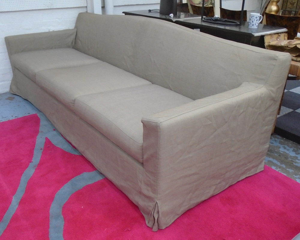 SOFA, large proportions, 277cm W x 103cm D x 89cm H.