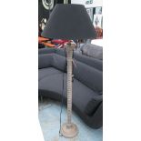 LOMBOK STANDARD LAMP, with shade, 157cm H.