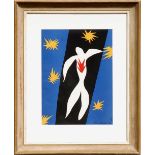 HENRI MATISSE, 'The Fall of Icarus', lithograph with pochoir, 1943, signed in the plate,
