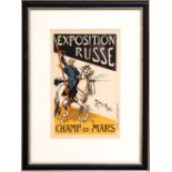 CARAN D'ACHE, 'Exposition Russe', from Les Maitres de L'Affiche Album, original lithograph, 1895,