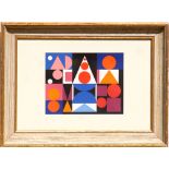 AUGUST HERBIN, 'Untitled Abstract', serigraph/silkscreen, limited edition 650,