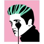 PURE EVIL, 'King Creole' Elvis Presley, limited edition signed screenprint no.