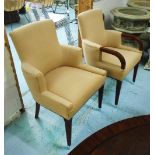 RALPH LAUREN DINING CHAIRS, a set of eight (six and two carvers),