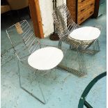 LEAF CHAIRS, a set of six, J. Altherr and M. Mdina for Arper.