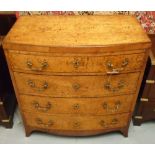 BOWFRONT DRESSING CHEST,