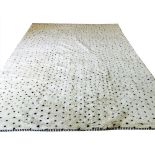 MOROCCAN BERBER BENI MRIRT CARPET, 353cm x 260cm, Contemporary spotted design.