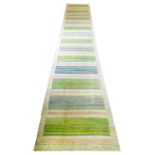 BAUHAUS DESIGN KILIM RUNNER, 500cm x 83cm.