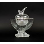 LALIQUE 'IGOR' CAVIAR BOWL, engraved 'Lalique France', 19cm diam. x 25cm H.