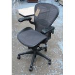 AERON DESK CHAIR, by Bill Stumpf and Don Chadwick for Herman Miller, 67cm W.