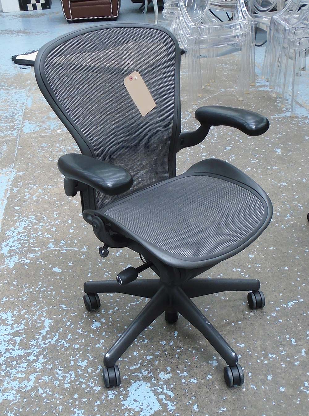 AERON DESK CHAIR, by Bill Stumpf and Don Chadwick for Herman Miller, 67cm W.