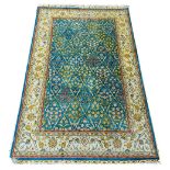 FINE SILK KAYSERIE RUG, 160cm x 94cm,