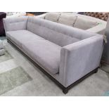 SOFA, four seater, button back, 276cm W x 90cm D x 79cm H.