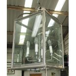 HALL LANTERN, 39cm W x 76cm H x 39cm D.