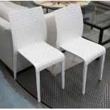 AMI AMI CHAIRS, a pair, by Tokujin Yoshioka for Kartell, 38cm W approx.