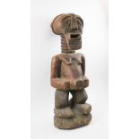 TRIBAL ARTS, Chockwee standing figure, carved wood,