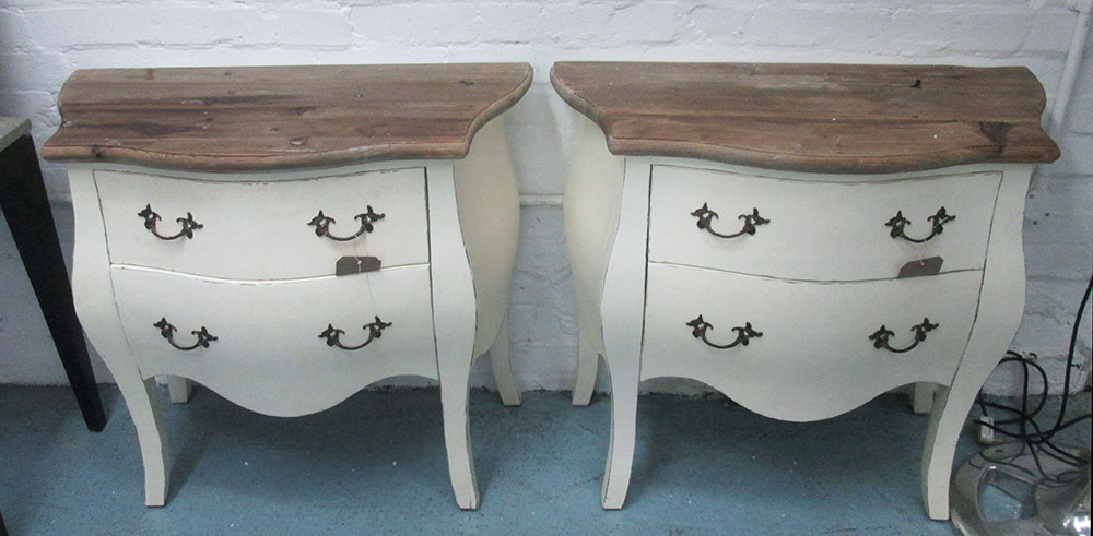 COMMODES, a pair,