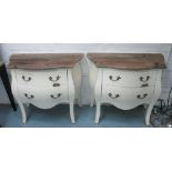 COMMODES, a pair,