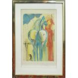 SALVADOR DALI, 'Woman and horse', lithograph, handsigned and numbered, 241/250, 55cm x 39cm,