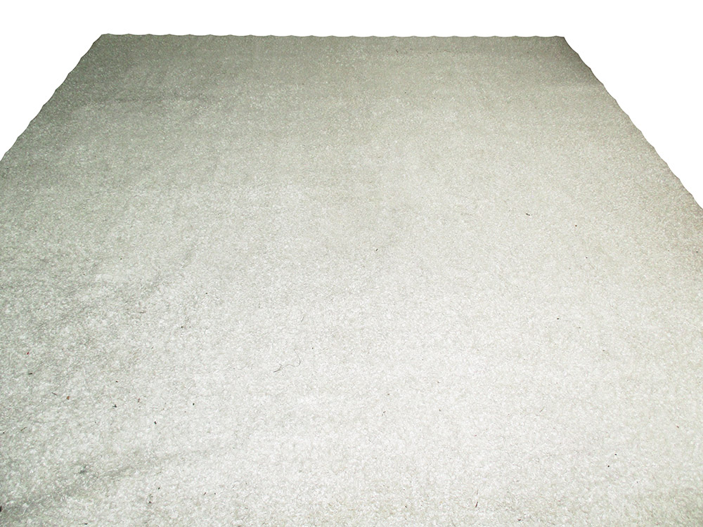 WHITE CARPET BY PLUME ASIATIC, 500cm x 428cm.