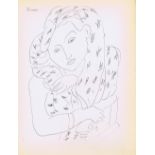 HENRI MATISSE, 'Woman with headscarf K5' collotype, 1943, limited edition 950,