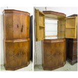 COCKTAIL CABINET, circa 1925,