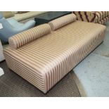 DAYBED/SOFA, striped, 195cm W x 100cm D x 67cm D.