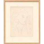 HENRI MATISSE 'Femme O8', collotype, 1943, limited edition 950, copy of justification page verso,