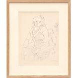 HENRI MATISSE 'Seated woman P2', collotype, 1943, limited edition 950,