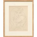 HENRI MATISSE 'Woman with necklace K3', collotype, 1943, limited edition 950,