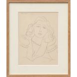 HENRI MATISSE 'Head of a woman O7', collotype, 1943, limited edition 950,