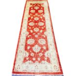 FINE SULTANABAD DESIGN RUNNER, 250cm x 85cm,