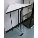 CORNER CONSOLE TABLE, Art Deco design,