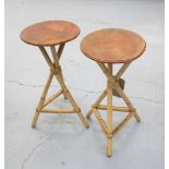 LAMP TABLES, a pair, vintage French,