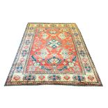 FINE KAZAK CARPET, 266cm x 189cm,