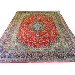 FINE KASHAN CARPET, 325cm x 252cm,