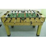 TABLE FOOTBALL, by BCE Bristol England, 128cm x 74cm x 92cm H.