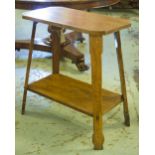 OCCASIONAL TABLE, early 20th century English Arts & Craft oak,
