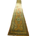 VINTAGE SULTANABAD LONG RUNNER, 740cm x 77cm,