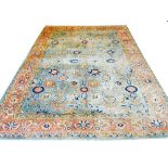 FINE ANTIQUE TABRIZ CARPET, 315cm x 224cm,