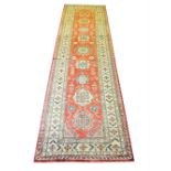 FINE KAZAK RUNNER, 289cm x 81cm,